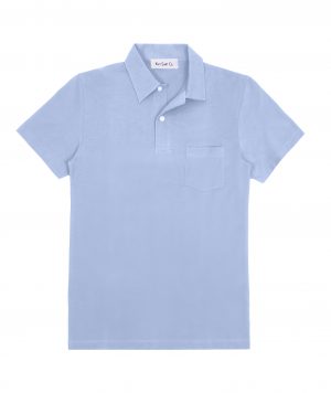 Bond Polo Pique - Light Blue