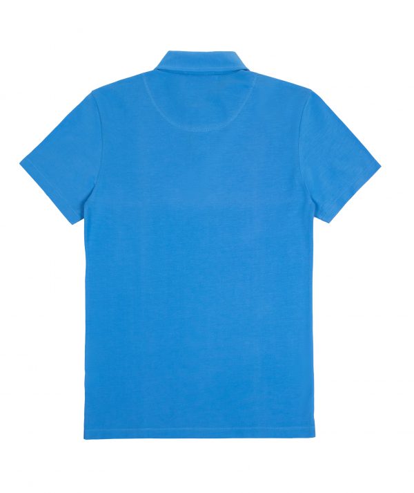 Bond Polo Pique - Blue - Image 2