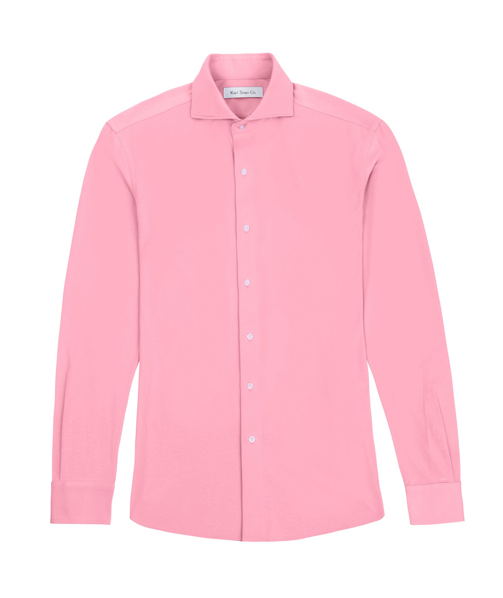 Cutaway Jersey Knit Shirt – Coral 