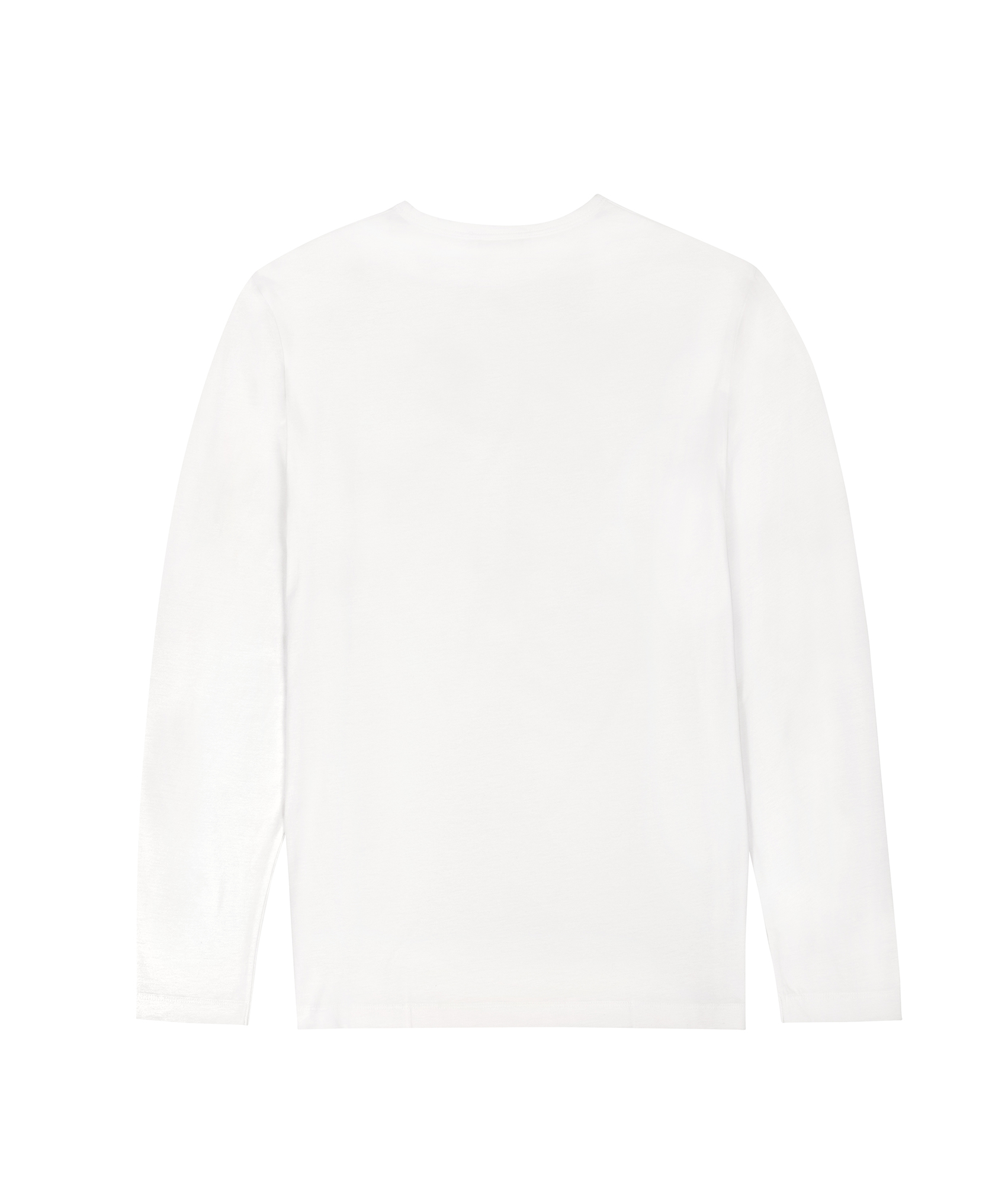 Henley Shirt Pima Long Sleeve – White – Knit Shirt Co.