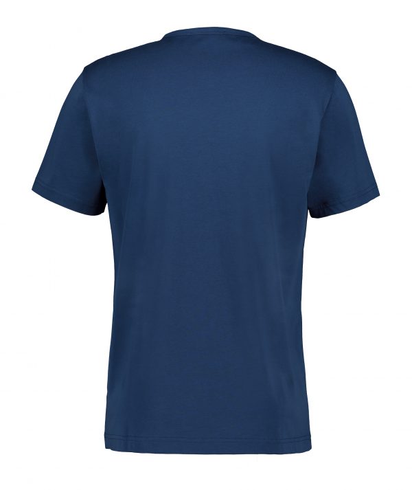 Henley Shirt Pima Short Sleeve - Dark Blue - Image 2