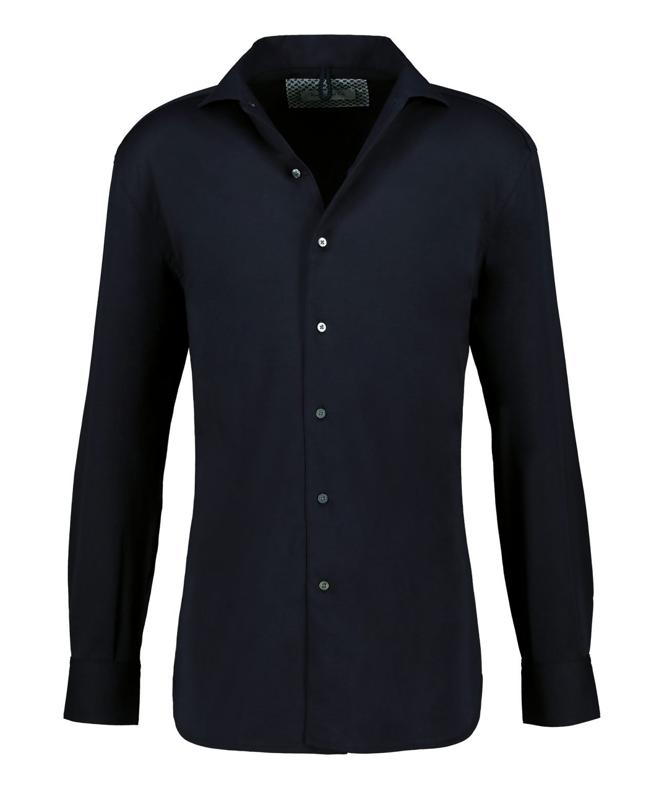 ITC Italian Cut Jersey Knit Shirt Navy Knit Shirt Co.