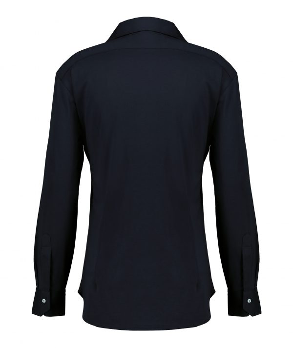 ITC Italian Cut Jersey Knit Shirt - Navy - Image 2