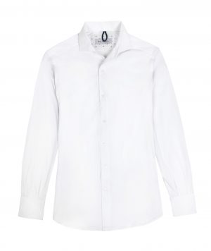 ITC Italian Cut Jersey Knit Shirt - White